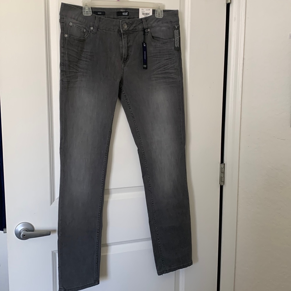 A.n.a JC Penny Grey Skinny Jeans size 32/14